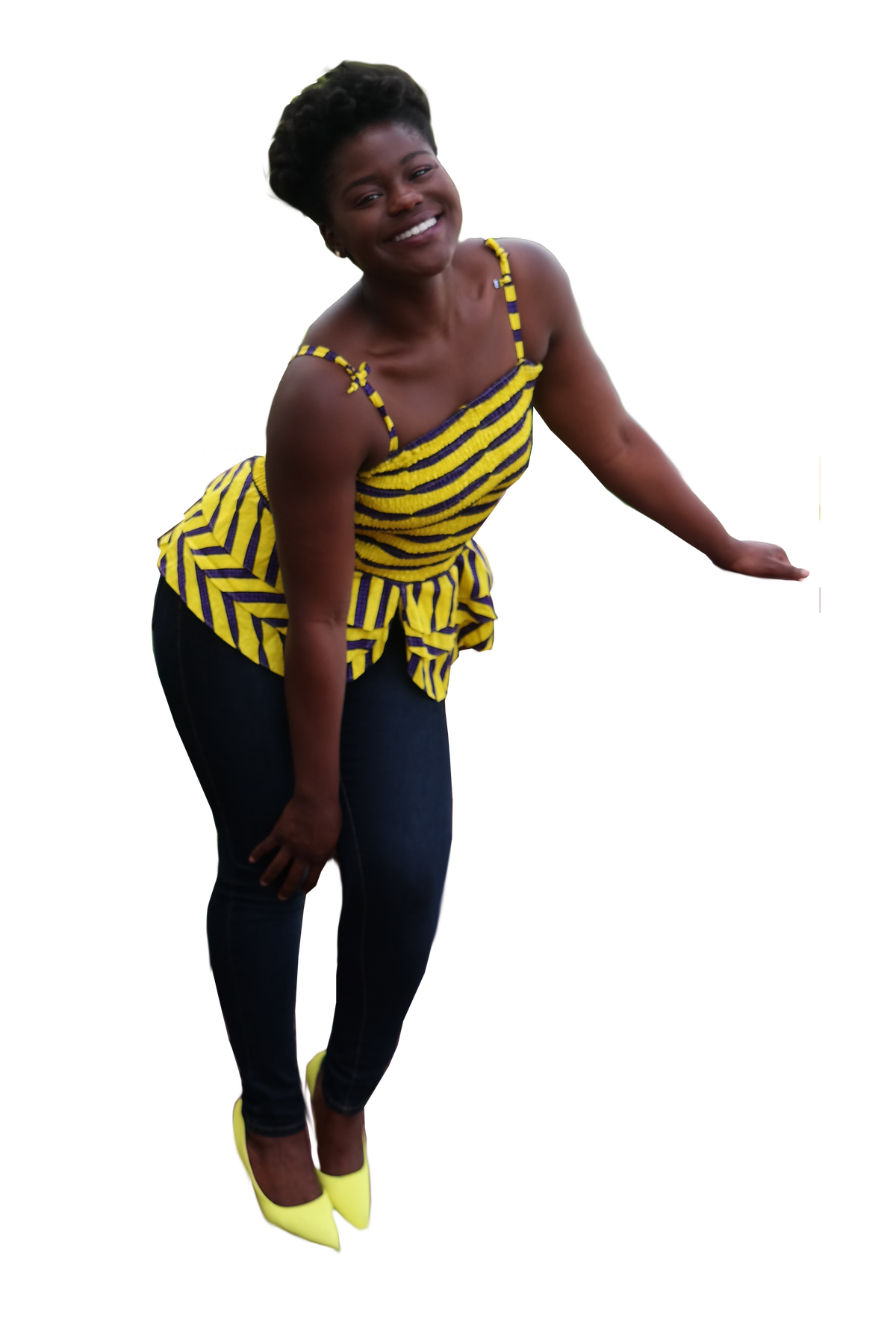 Petals of Love African Print Convertible Top to Skirt