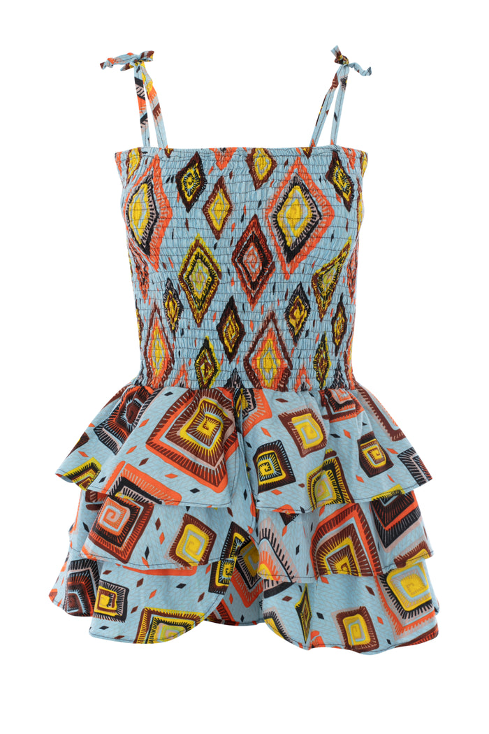 Petals of Love African Print Convertible Top to Skirt
