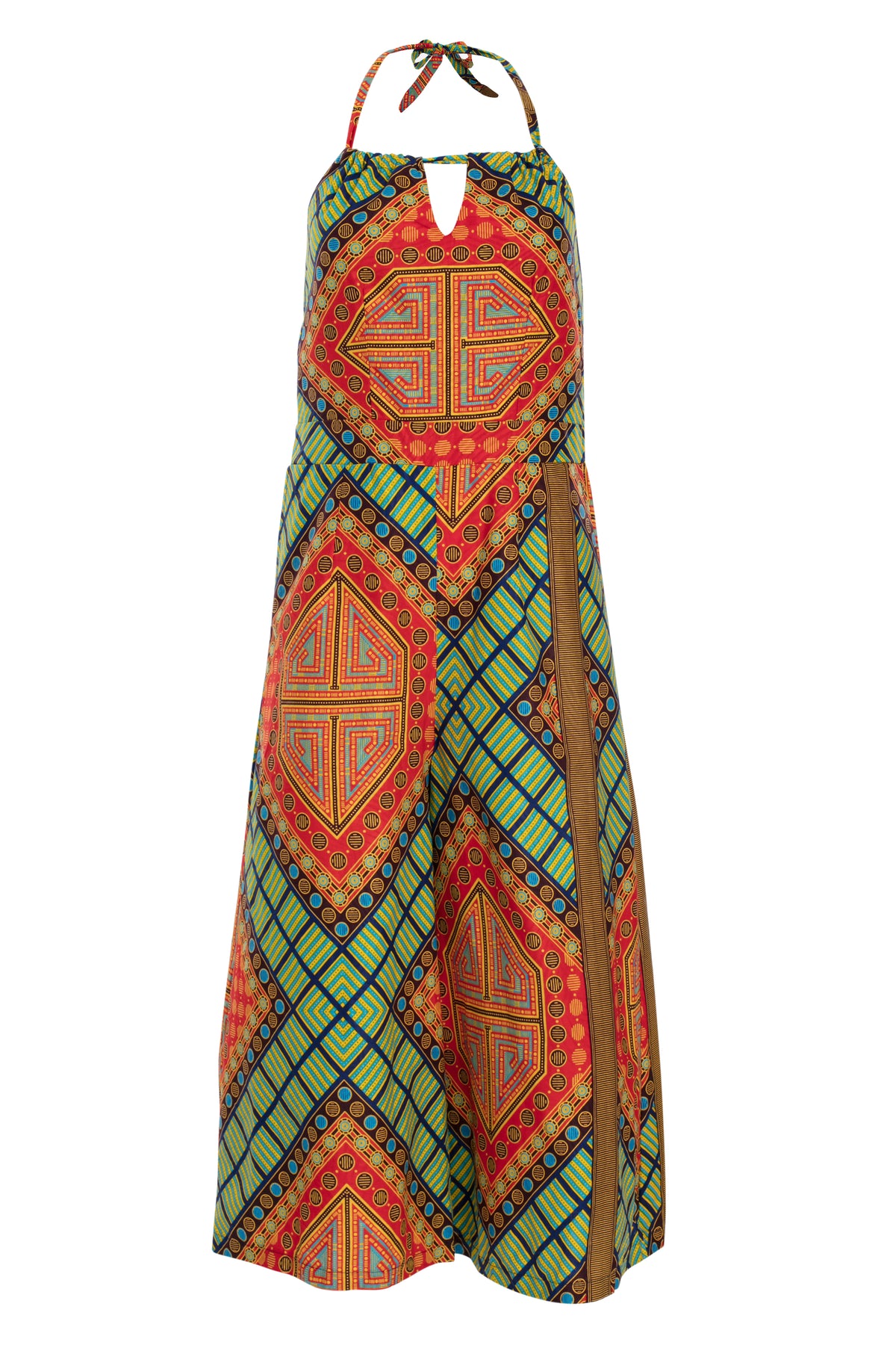 Soul Vibes African Print Culotte Jumpsuit
