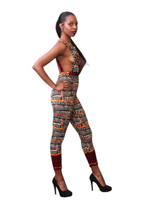 african jumpsuit stretchy african fashion wax and wonder