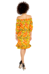 african dresses off shoulder dress african print fashion wax and wonder
