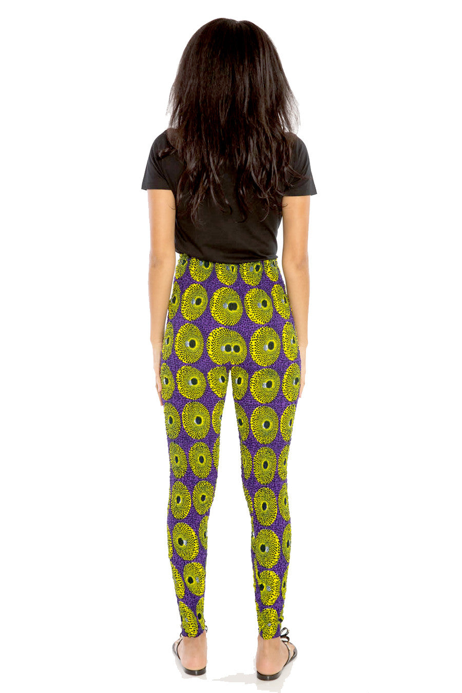 African Pants High-Waisted Afri-Jeggings Pants