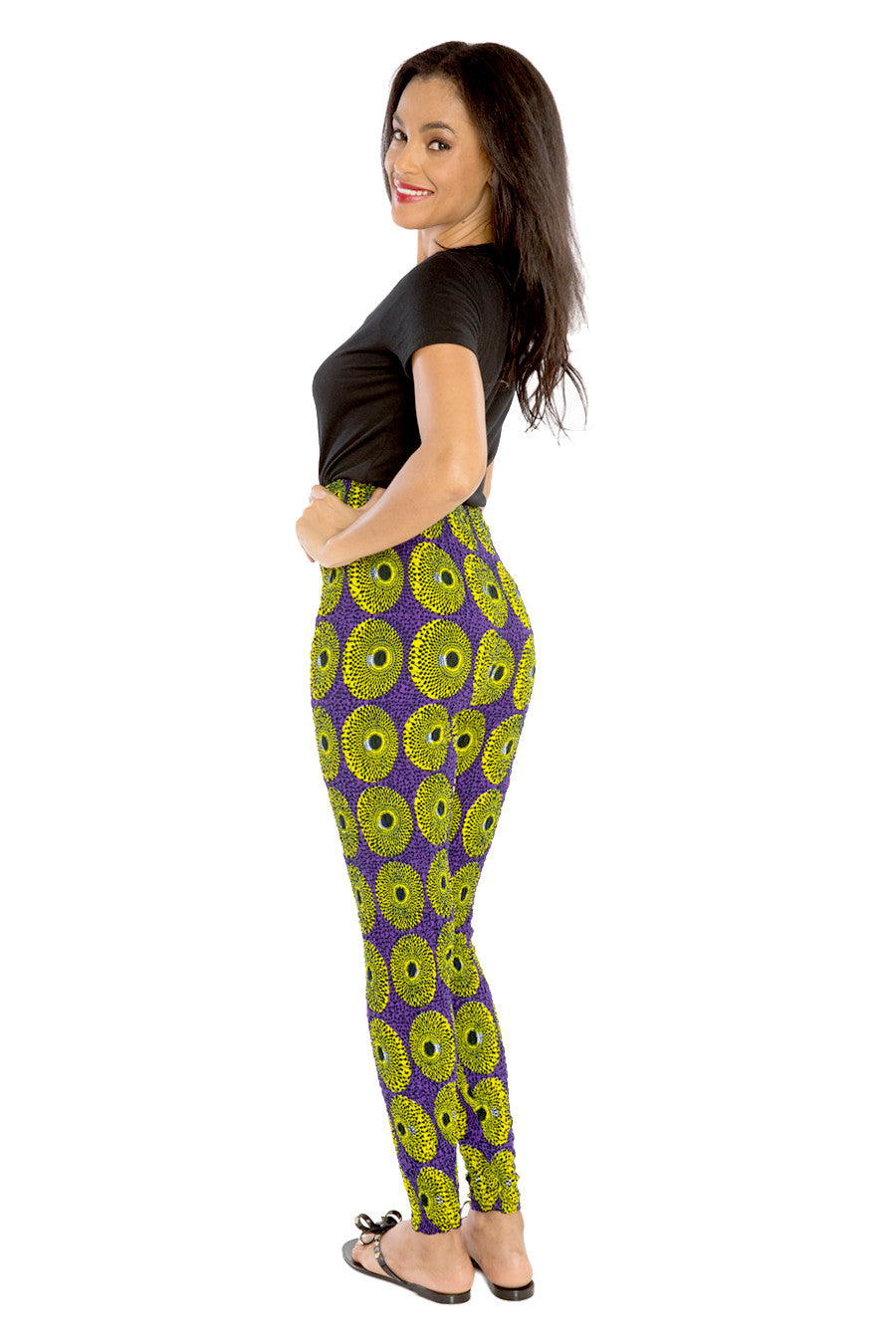 African Pants High-Waisted Afri-Jeggings Pants