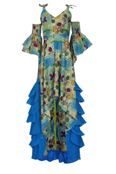 Regal Reign Gown African Print Dress