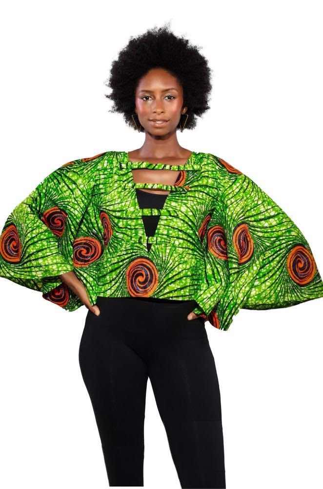 Unbothered African Print Top