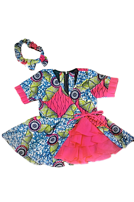 fitted lace wedding dress Vibrant African Print Dress X-Large main image 0