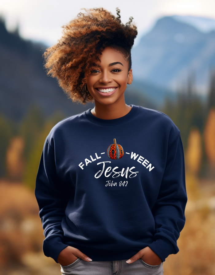 Christian Halloween African Print Sweatshirt (Fall)