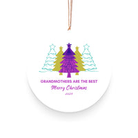 Christmas Ornament for Grandmothers - African Print