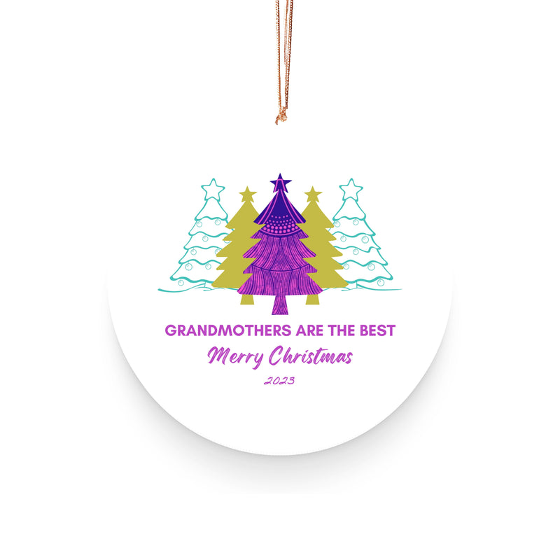 Christmas Ornament for Grandmothers - African Print