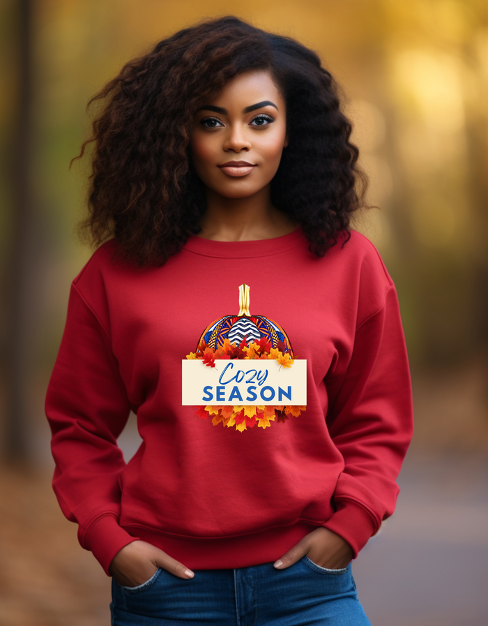 Cozy Fall African Print Sweatshirt