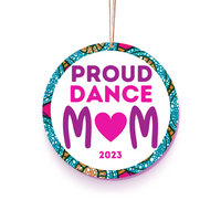 Christmas Ornament for Dance Mom - African Print Inspired