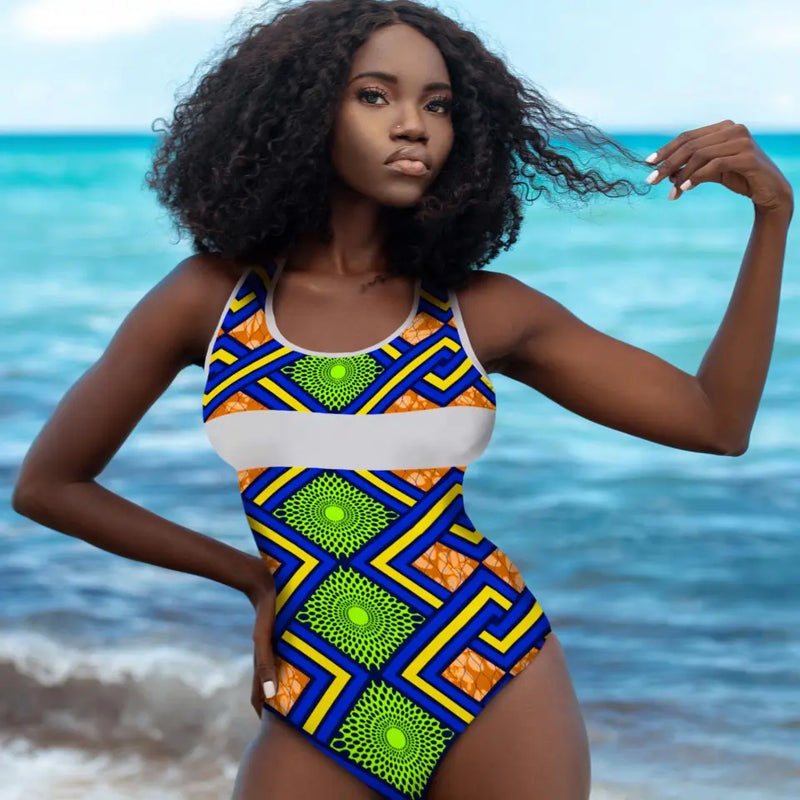 Personalized Boho One Piece Bathing Suit