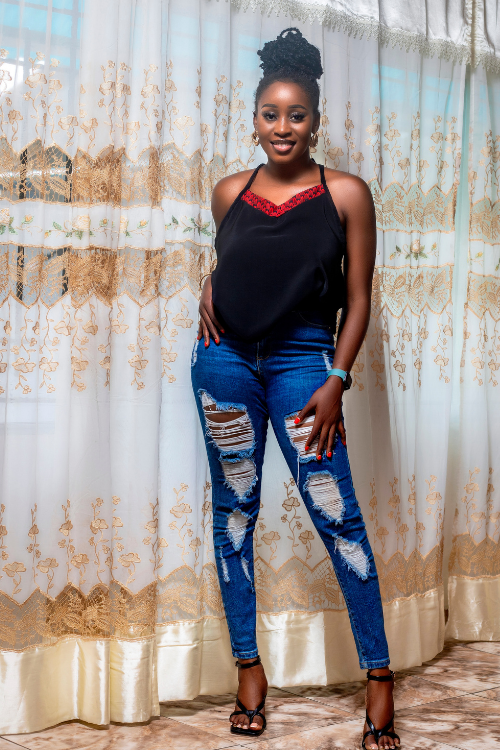 "Adore Her" Pajama Shorts Set African Print