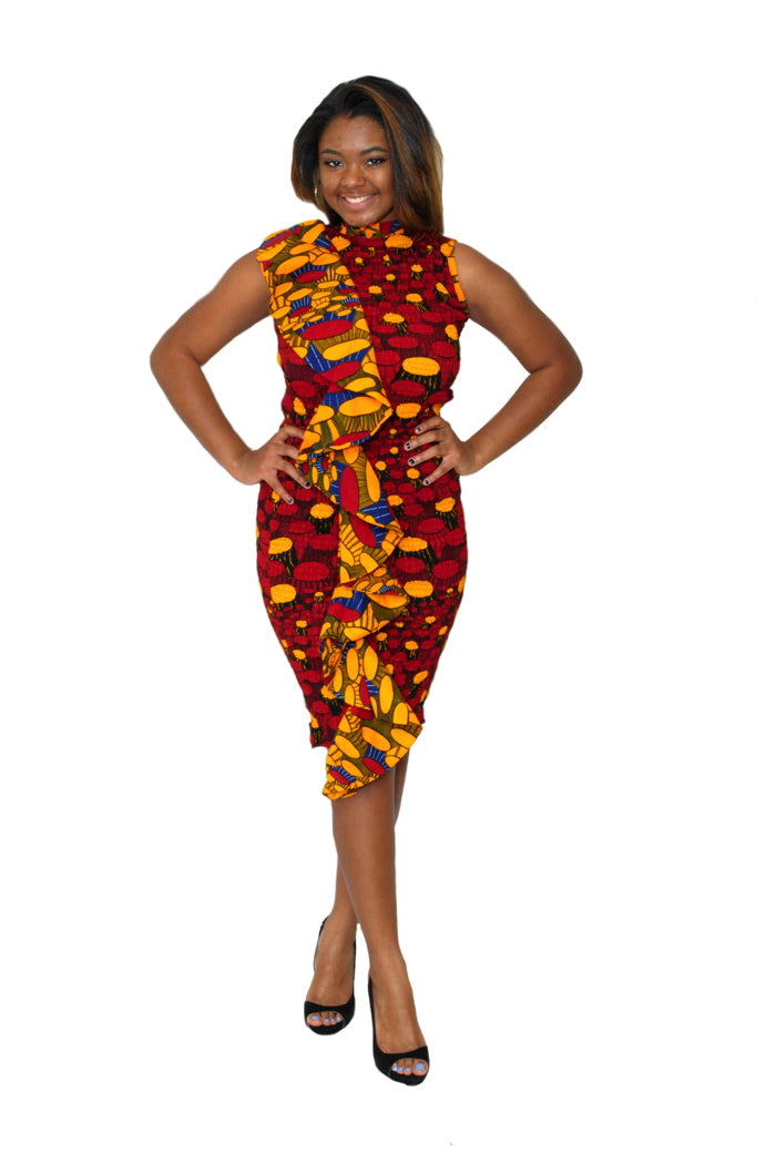 Exquisite Taste African Print Bodycon Dress