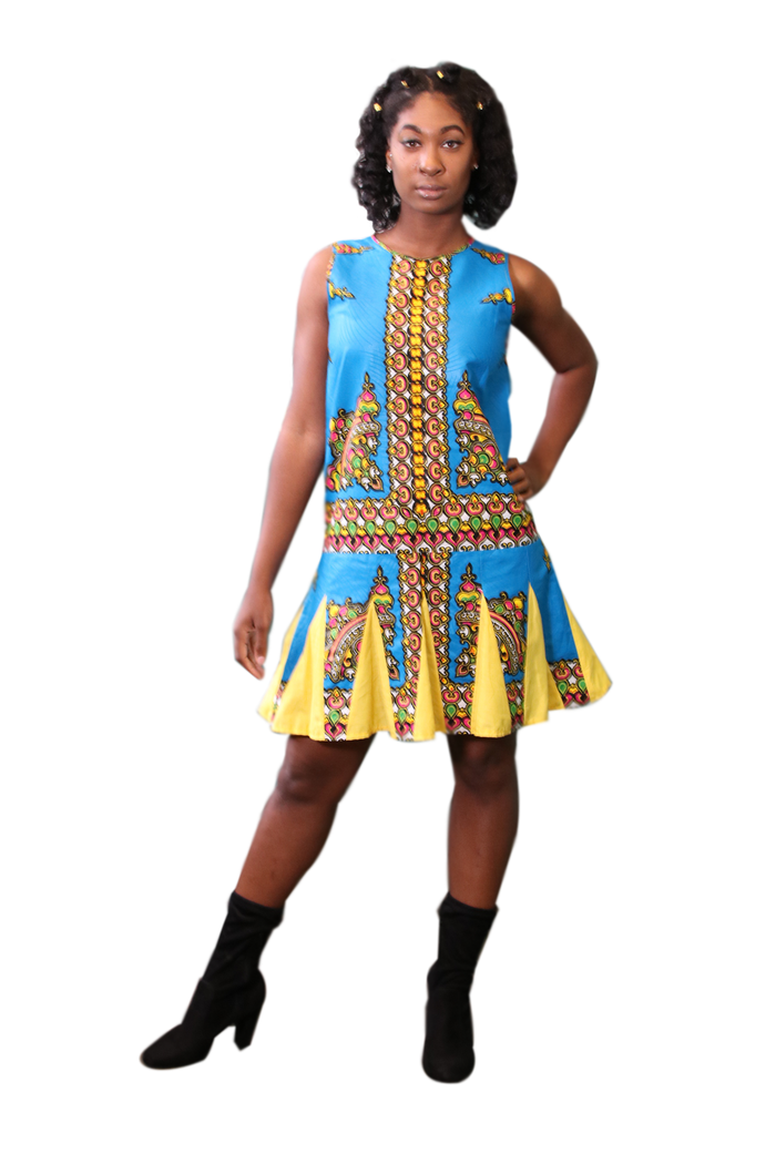 Mon Ami African Print Dress