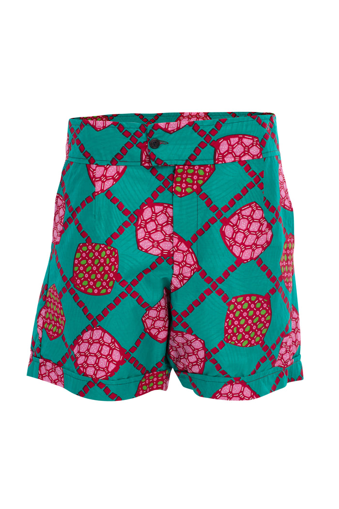 Enjoy Being Different African Print Shorts