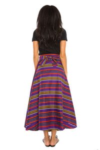 african wrap skirt maxi skirt african print fashion wax and wonder