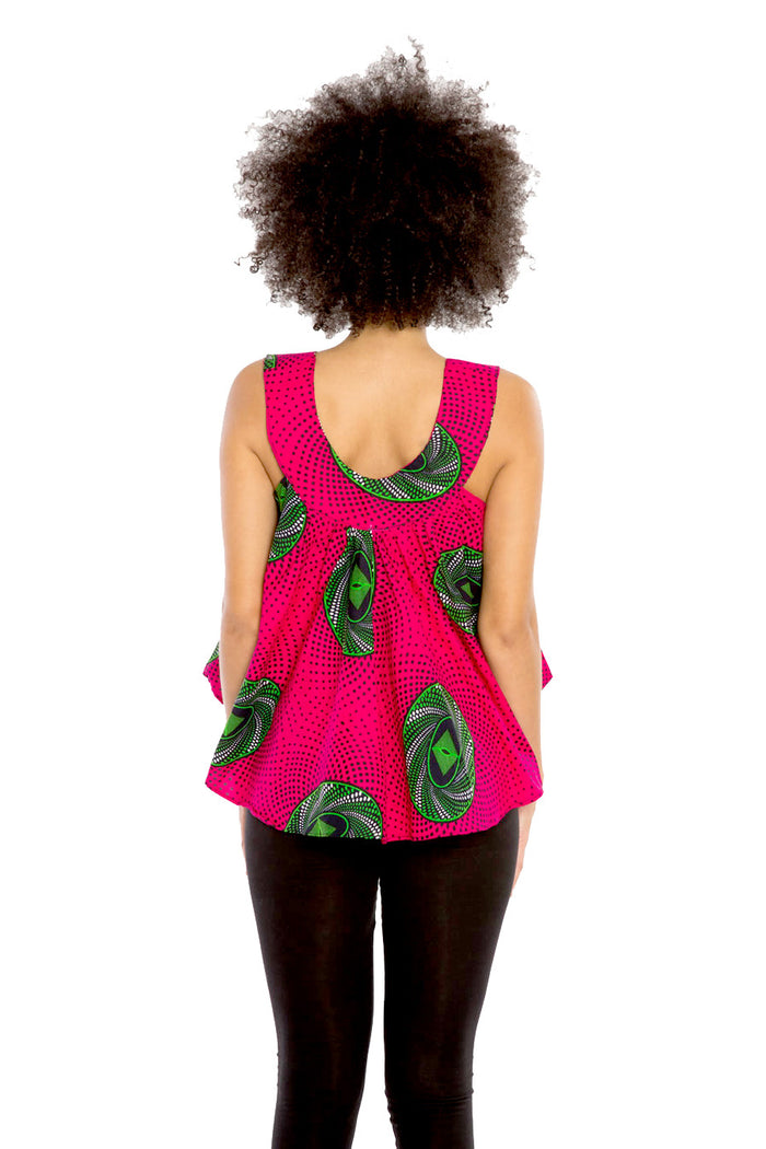 African Top BARROW BREEZE Loose Fitted Top