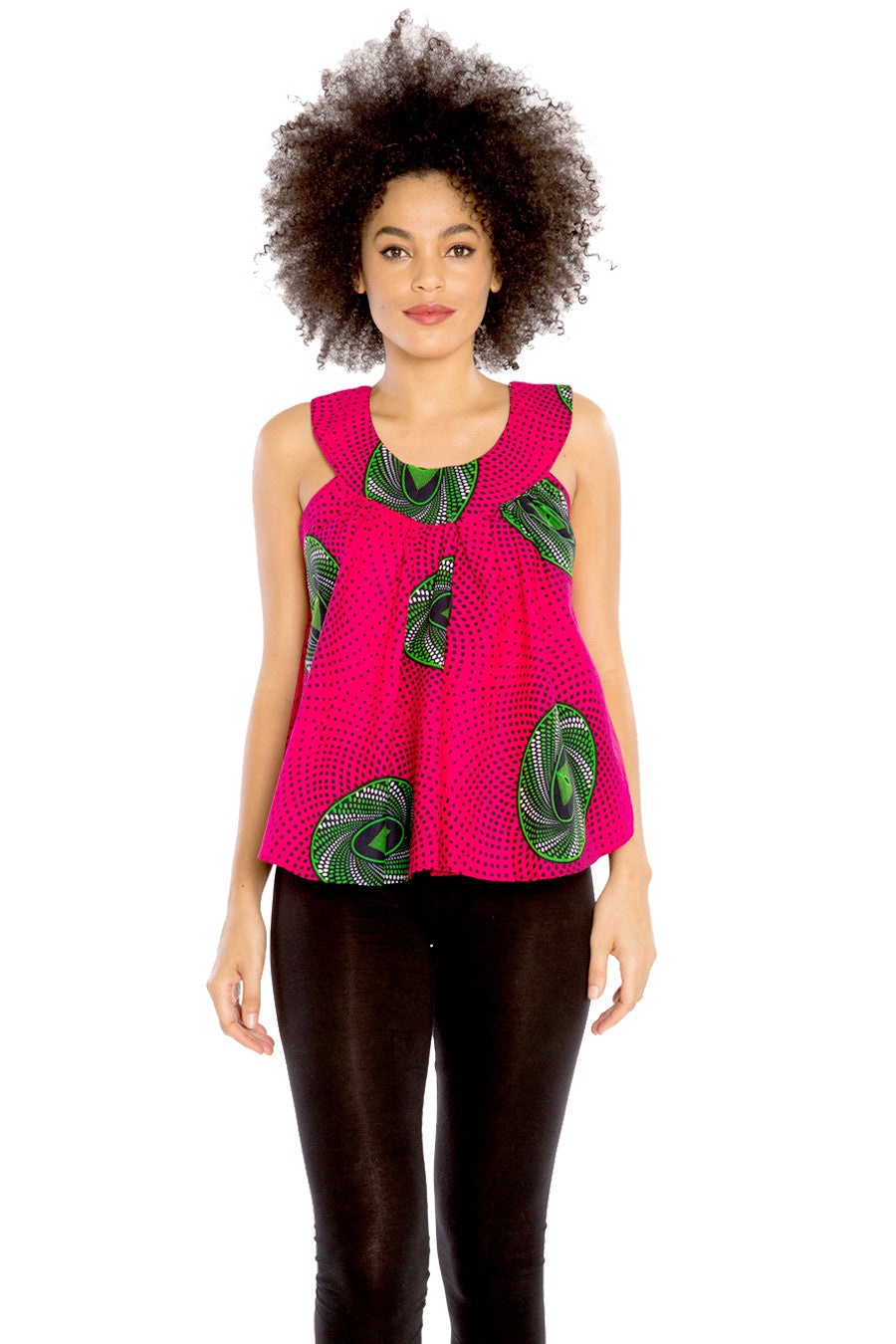 African Top BARROW BREEZE Loose Fitted Top