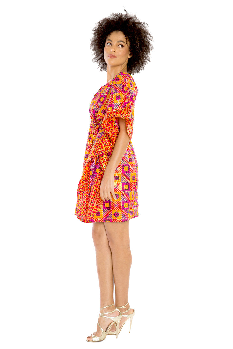 African Dress I AM EVERY WOMAN Flowy Dress Wax Wonder Wax Wonder An African Fashion Lifestyle Brand