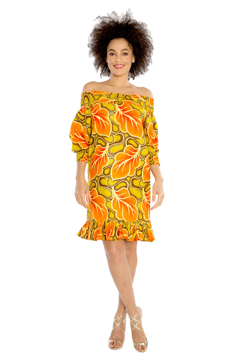 african dresses off shoulder dress african print fashion wax and wonder