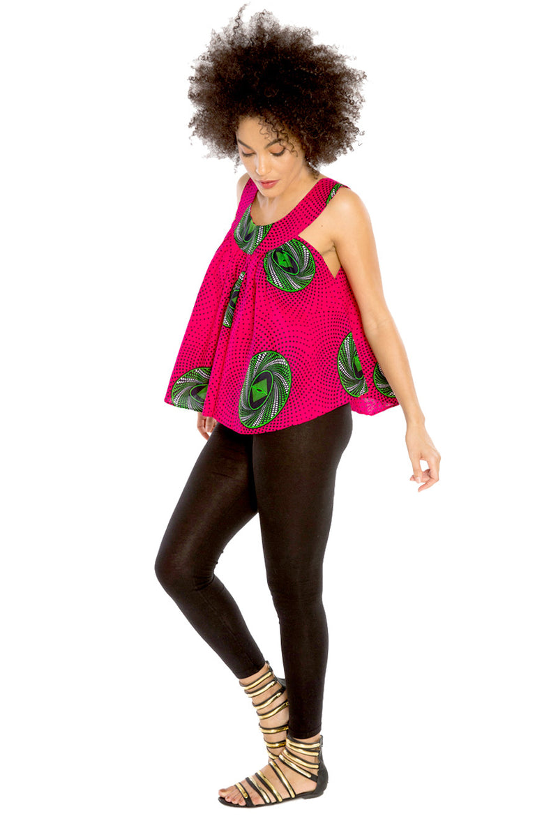African Top BARROW BREEZE Loose Fitted Top