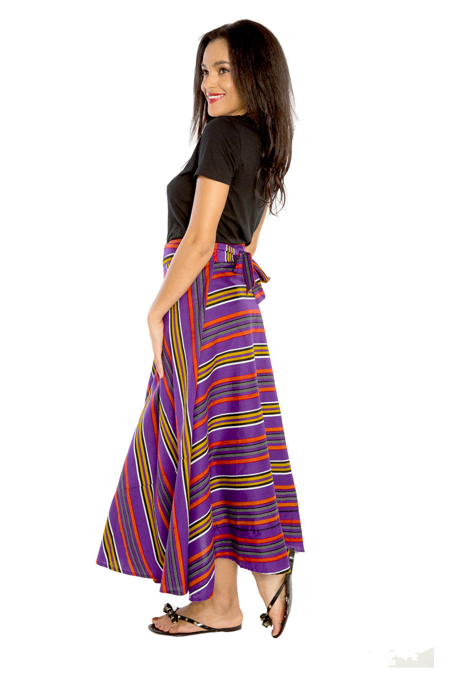 African maxi wrap outlet skirt