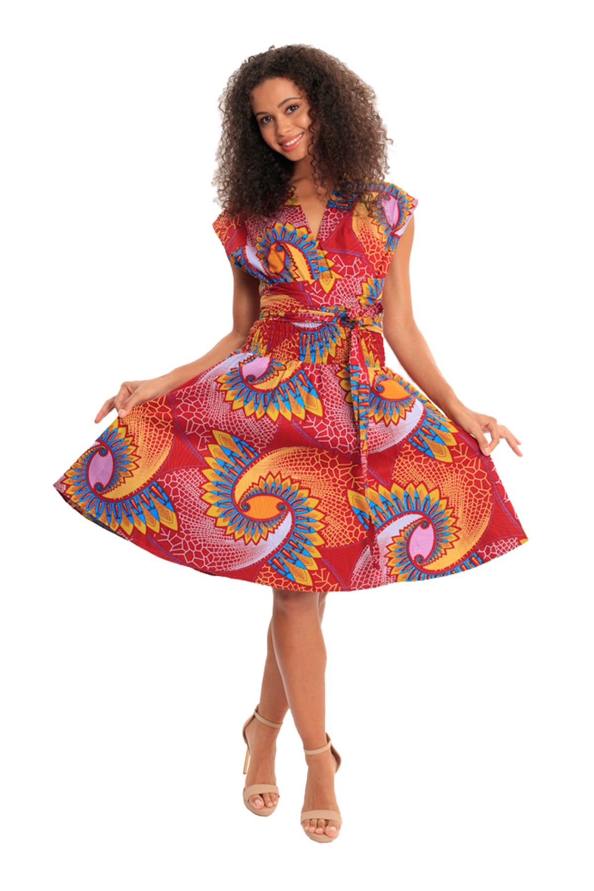 African Infinity Midi Dress BeYOUty Wax & Wonder | An African Fashion & Lifestyle Brand African Infinity Midi Dress BeYOUty Wax & Wonder | An African Fashion & Lifestyle Brand