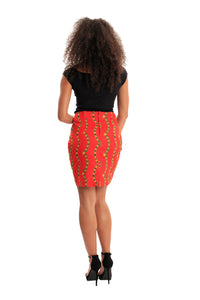 Flatter Me Perfect African Print Pencil Skirt