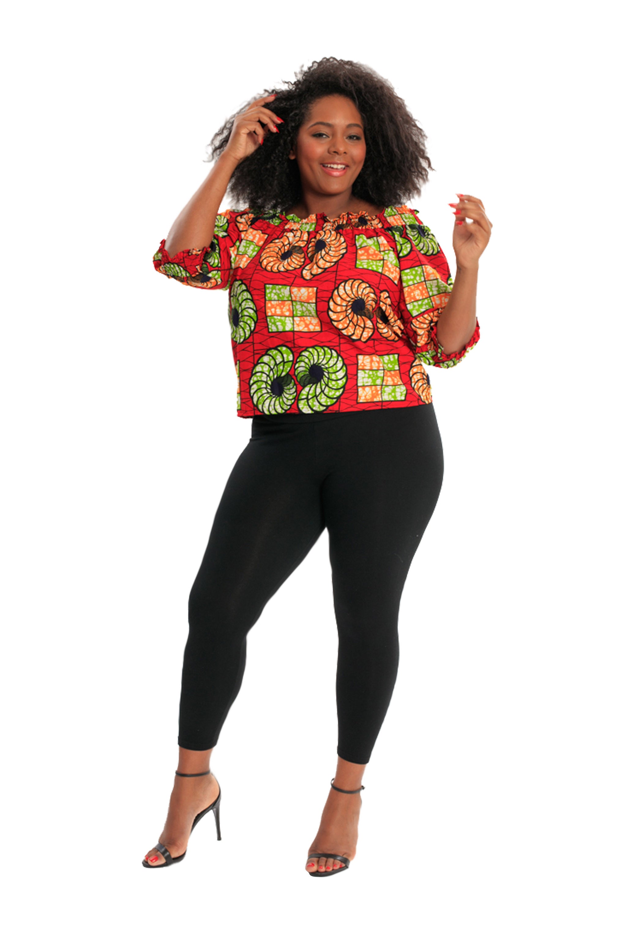 I Can't Take My Eyes off ME! African Print Top