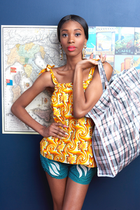 Tutu G African Print Shorts