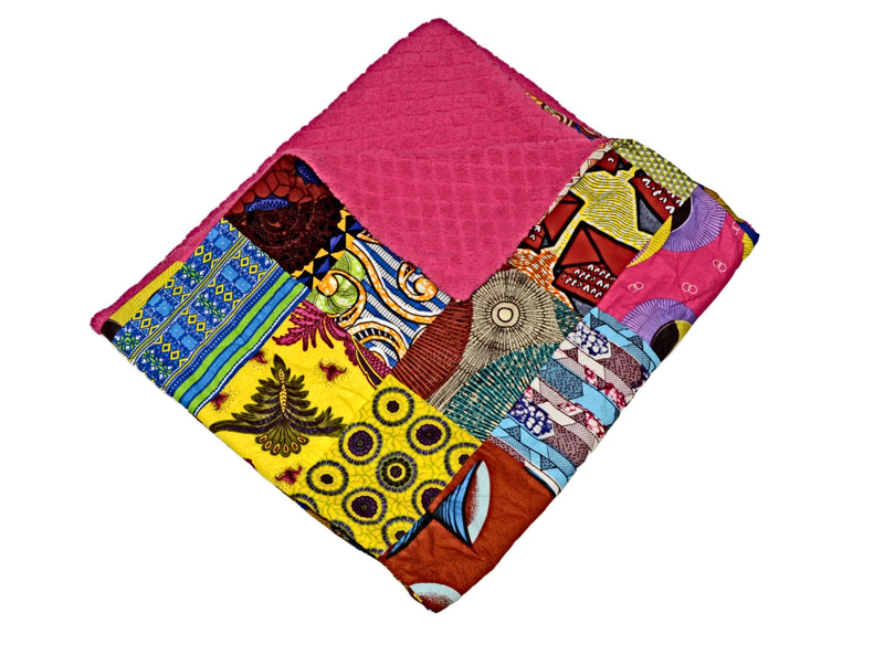 COZY PATCHES OF LOVE African Throw