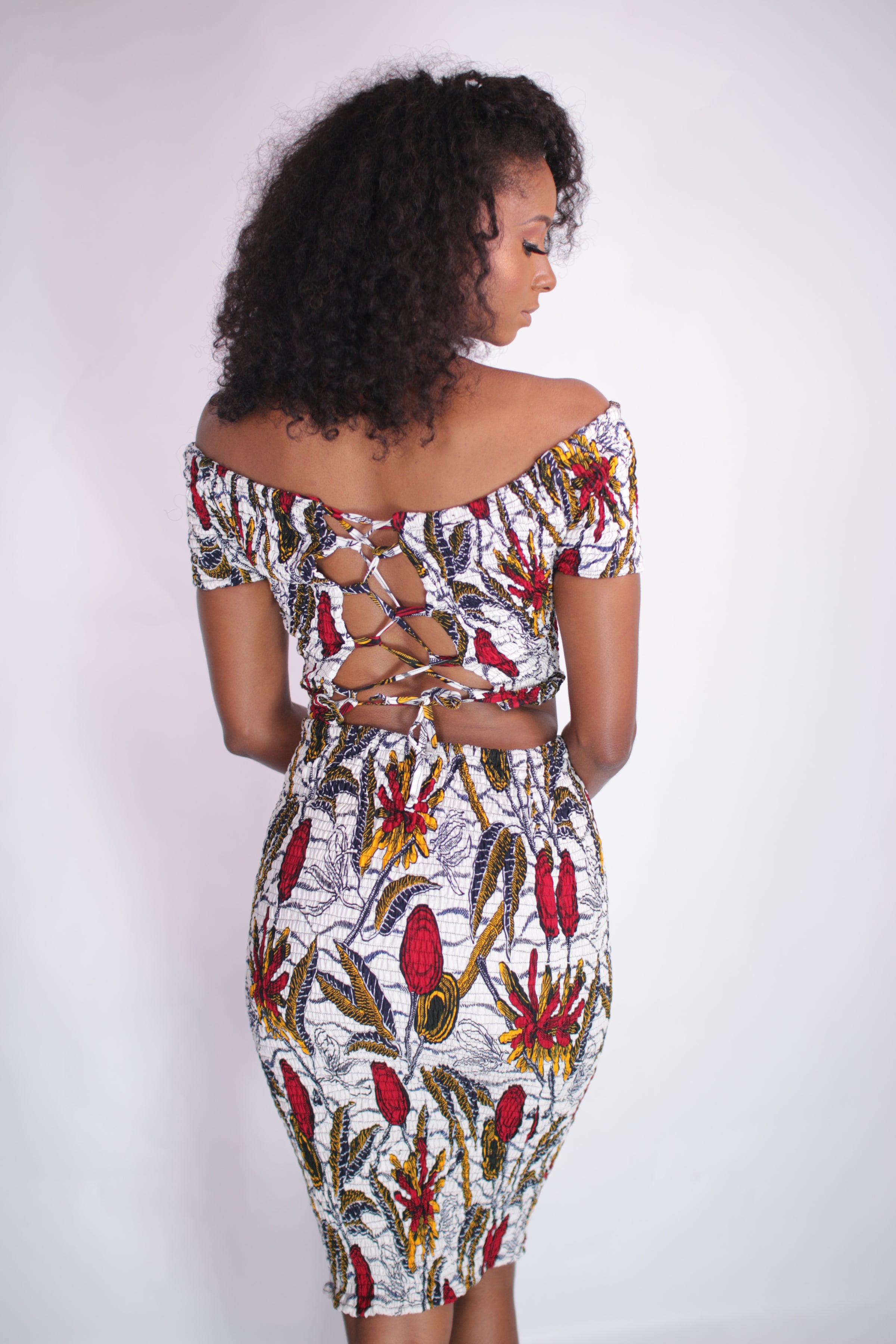 African Print Royalty Corset Dress – St Zandas, Fashion For All