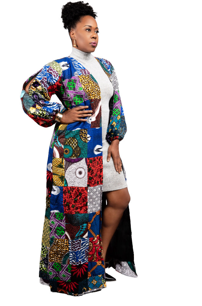 Kamala Patched African Fashion Kimono