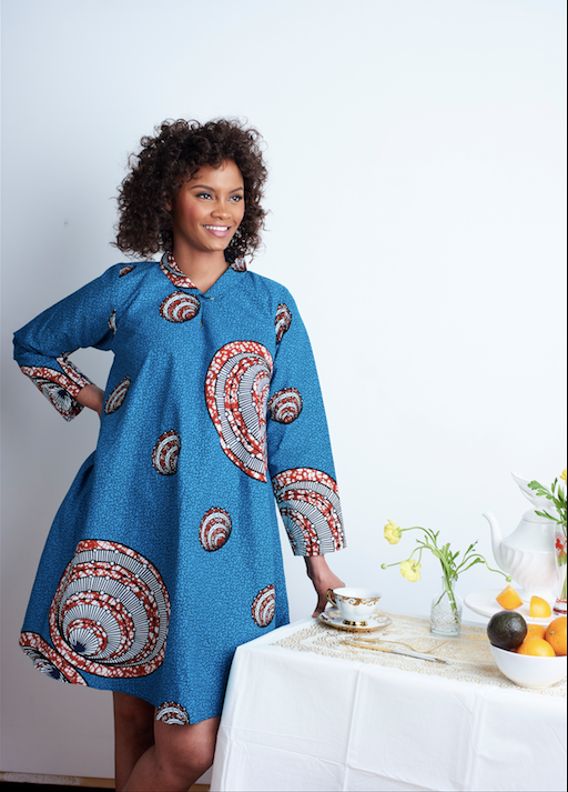 Elegant Ease African Print Dress