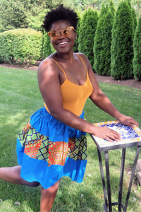 Short And Sassy African Print Skirt