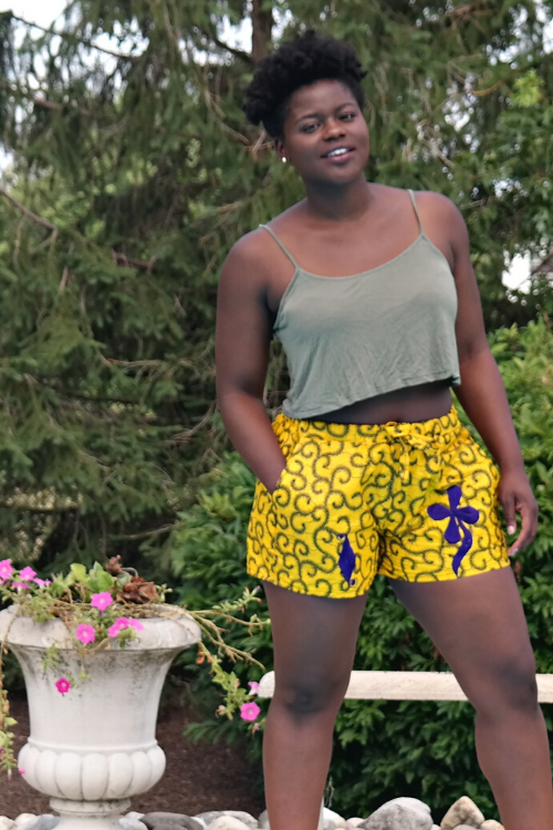 Tutu G African Print Shorts
