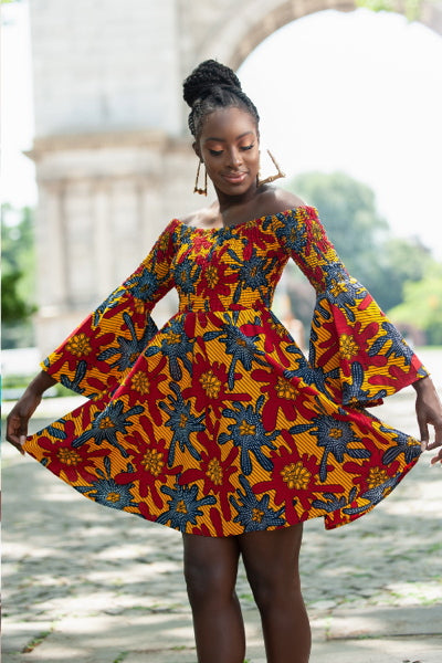 Nobody Like Me African Smock Dress – Wax & Wonder
