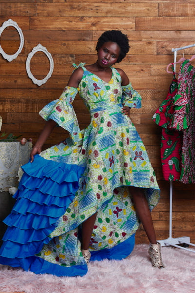 Regal Reign Gown African Print Dress Wax & Wonder | An African Fashion & Lifestyle Brand Regal Reign Gown African Print Dress Wax & Wonder | An African Fashion & Lifestyle Brand