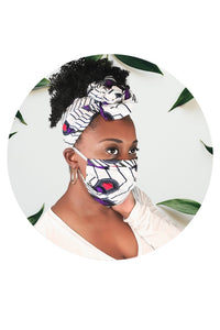 face mask headwrap set wax and wonder