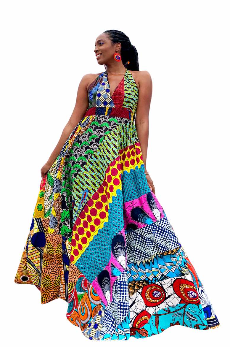 Belle African Print Maxi Dress – Wax & Wonder Belle African Print Maxi Dress – Wax & Wonder