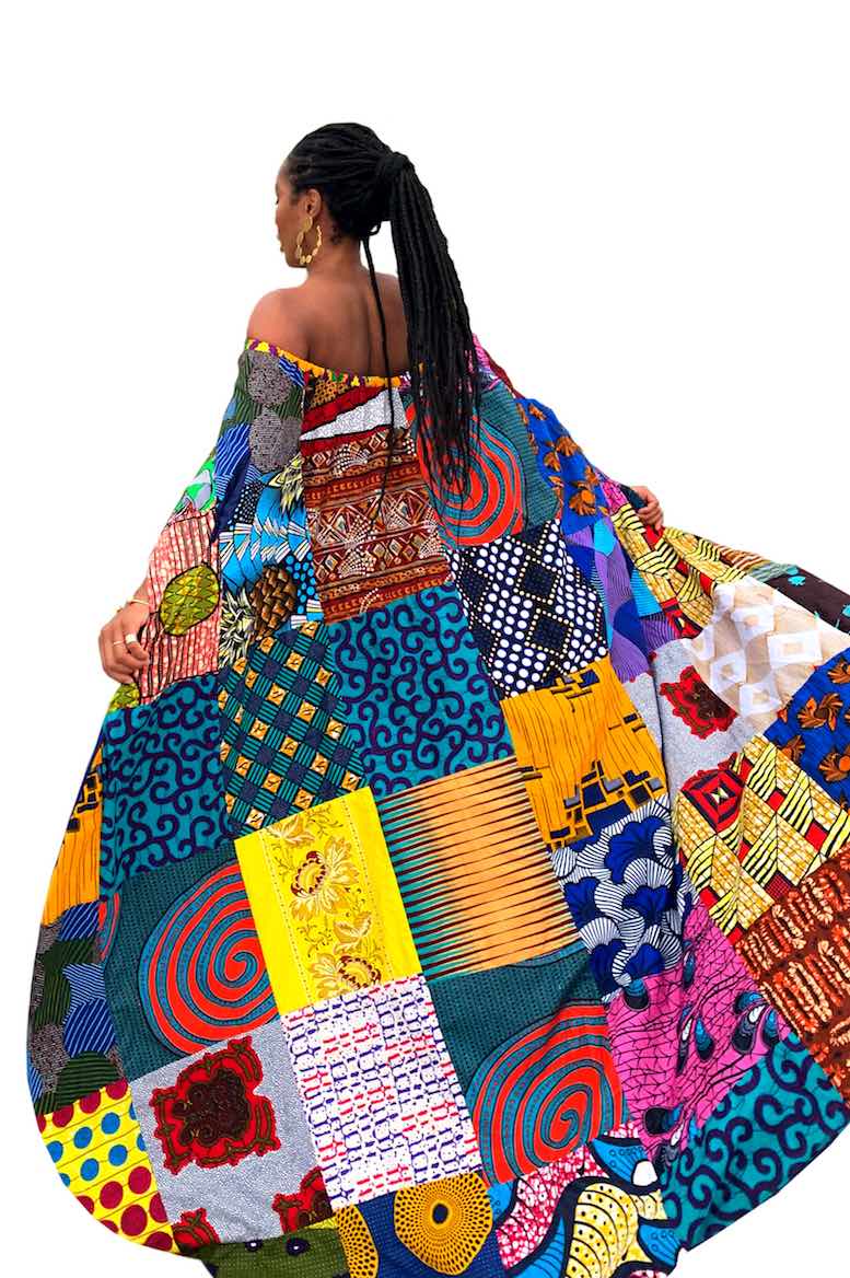 african sustainable fashion top wax and wonder